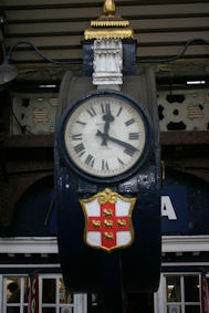 Station clock at York (side face)